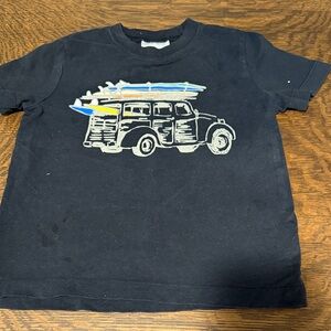 Graphic Surf Wagon Tee in Navy with Multicolor Surfboards